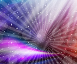 Abstract Glowing Light with dotted